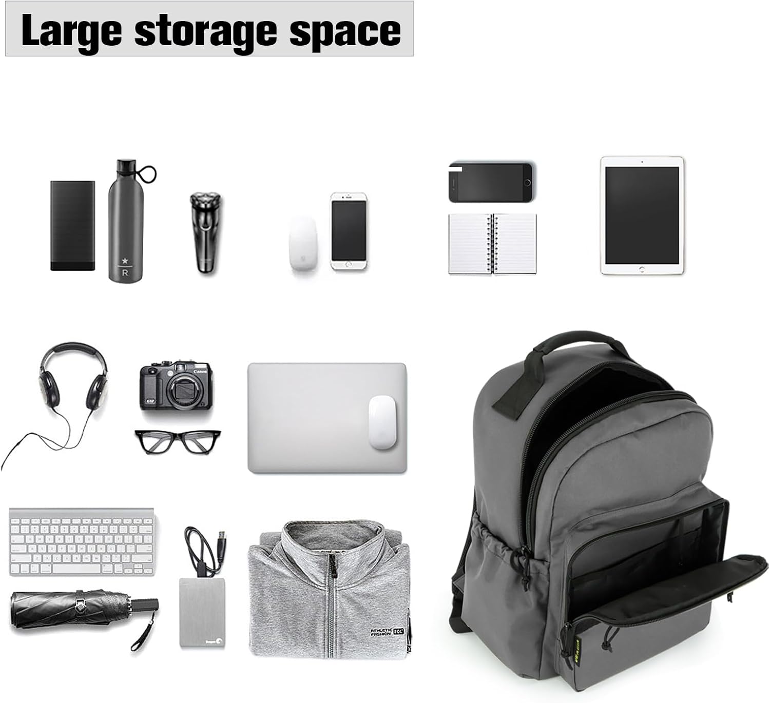 Tactical Travel Laptop Backpack For Men Large Heavy Duty Work Backpack Airline Approved Hiking Waterproof Backpack