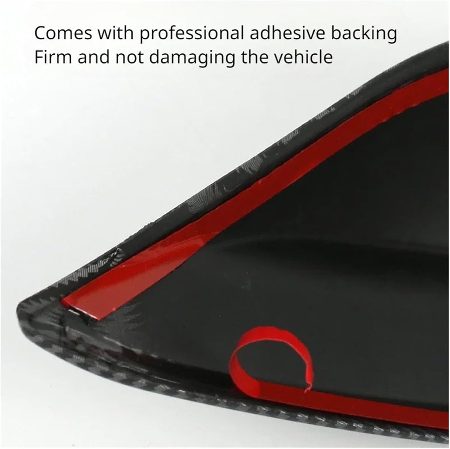 Front Bumper Corner Strip，Compatible For Tesla Model 3 Y Anti-Collision Car Thunder Style Corner Guard Front Bars Front Lip Protective Kit(Bright carbon Model 3)