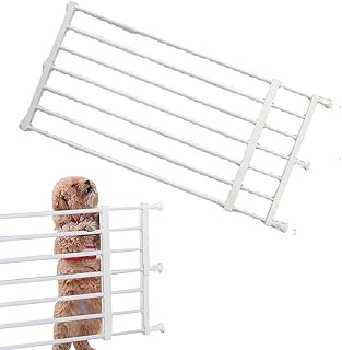 Portão largo para cães – cachorro para portas, escadas ou casa, portão para animais estimação com fechamento automático 55,88 cm a 100 cm largura para escadas, corredores, quartos, montagem pressão na pare, Nanyaciv preto