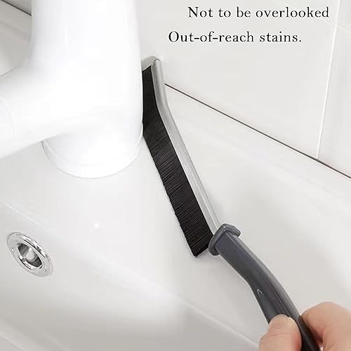 Miniatura 8 de Cepillo de limpieza de huecos, cepillo de cerdas duras para limpieza, cepillo de limpieza de fregadero de ventana, cepillo de limpieza de azulejos