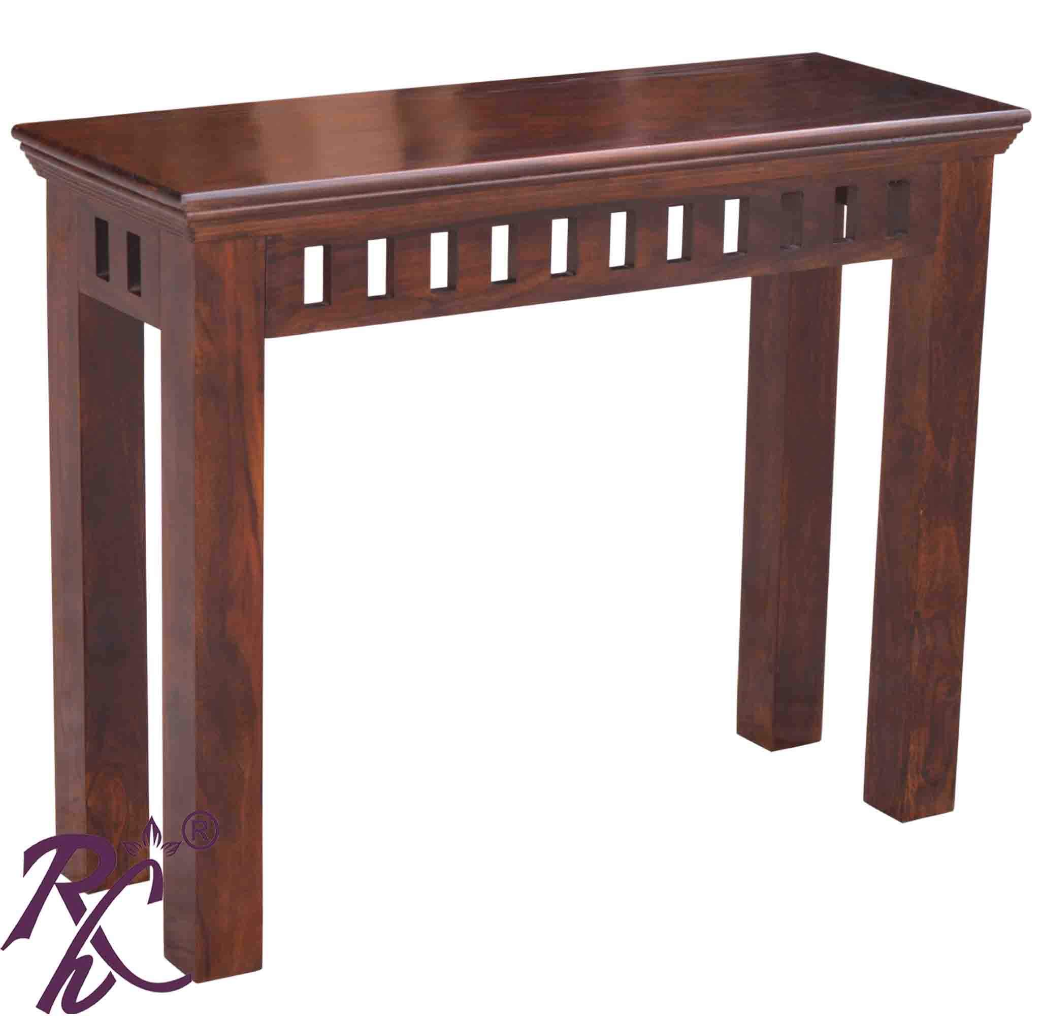 RAJ HANDICRAFT Solid Wood Console Table