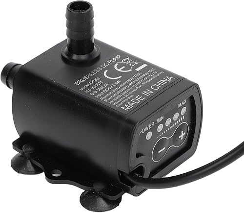 Miniatura 4 de SUNGOOYUE Small Submersible, Adjustable for Aquarium Fountains Under DC 5V, 4.8W, Stroke 300cm - Ideal for Pond Fish Tanks