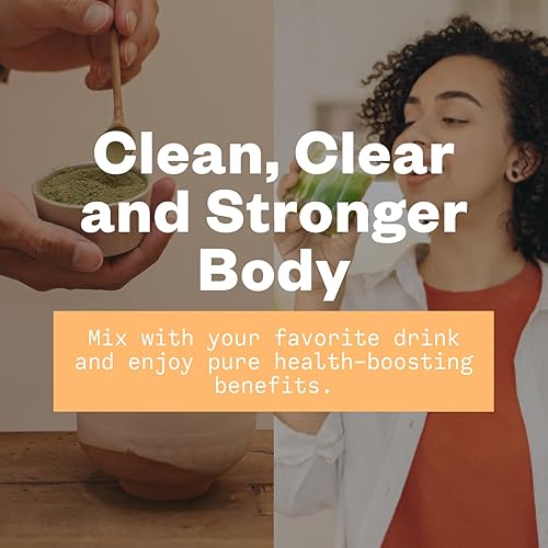 Miniatura 5 de Purisure Polvo de hierba de trigo de 5.29 oz, polvo nutritivo para apoyo a la inmunidad y suplemento alimenticio integral, rico en fibras, vitaminas