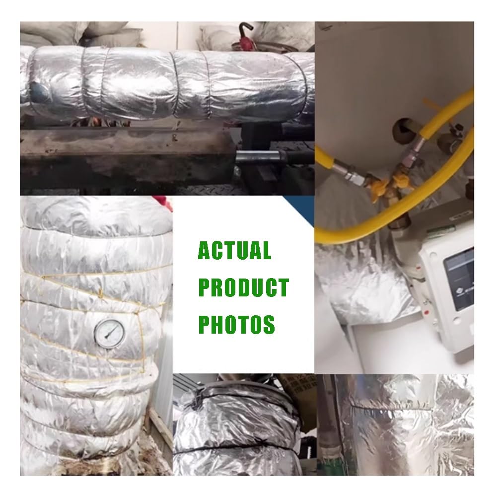 Manta aislante de fibra de cerámica con revestimiento de aluminio para aplicaciones de alta temperatura en hornos, hornos y tuberías industriales