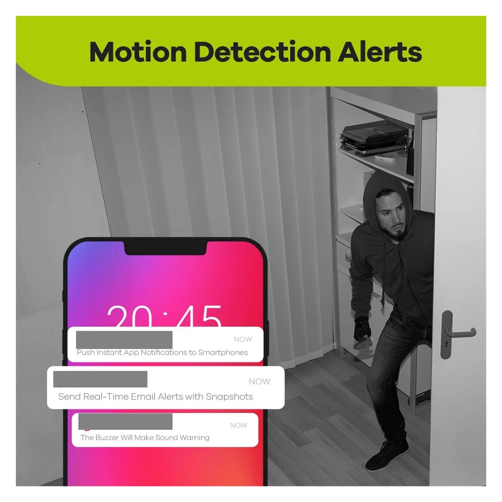 Système de caméras de vidéosurveillance POE 5MP