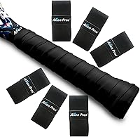 Alien Pros Tennis Overgrip Tape (6 Grips) - Precut Light Tac Anti-Slip Grip for Racquets, Sweat Absorbent & Easy Wrap