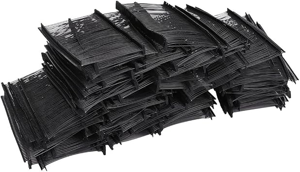 Pirce Tag Gun Essential 10000 PCs PP PP Universal Fabric Sign Pin for Efficient Tissue Entry for Each Day, Suitable in Blacktransparent 75mm