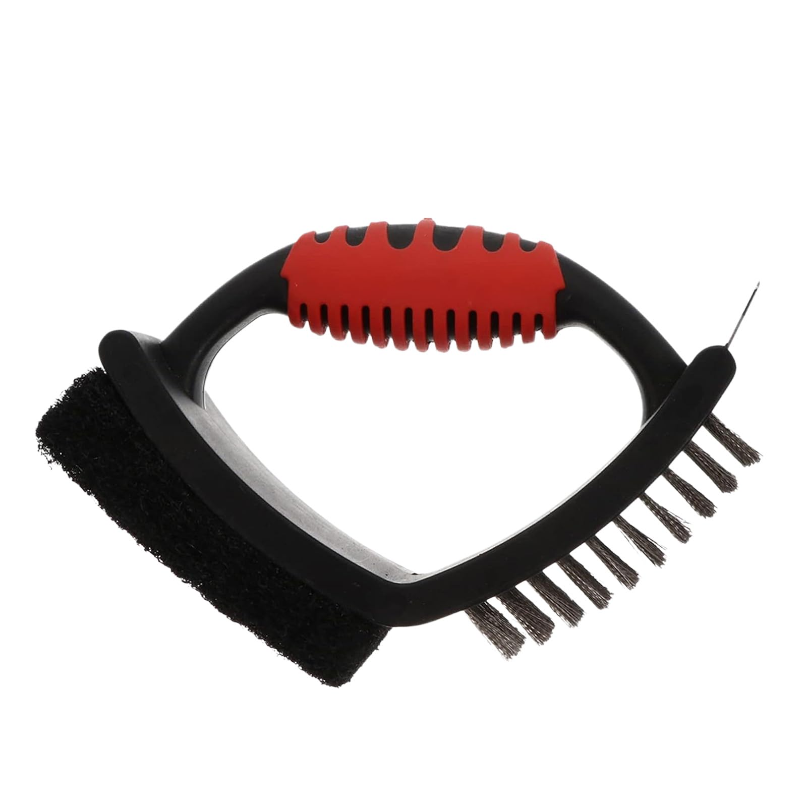 Right Angled Grills Brush with 3 Functions and Ergonomic Handle Scrapers Wire Bristles for BBQ Grates Cleaning Tool Grill Brush with Scraper Right Angled Wire Bristles for Effective BBQ Grate