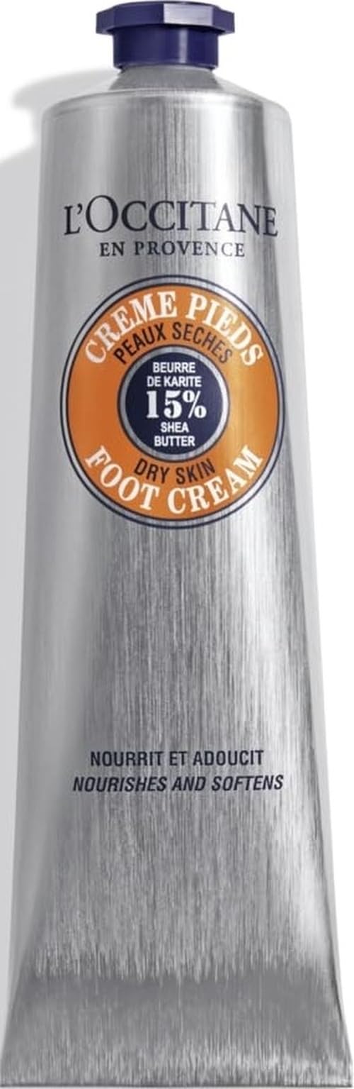 L'OCCITANE Shea Butter Foot Cream 150ml | Nourishing & Hydrating | Vegan & 98% Readily Biodegradable | Luxury & Clean Beauty Foot Care for All Skin Types