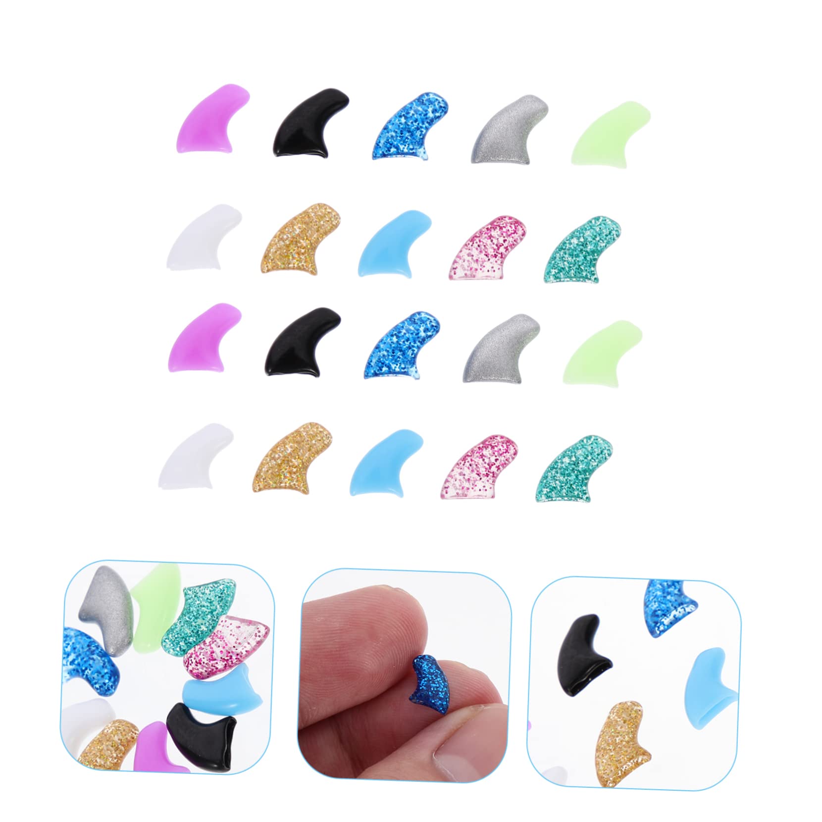 BESPORTBLE 40 Ensembles Kit D'ongles De Chat Capuchons D'ongles De Chat Colorés Chaton Accroche Les Couvre-Ongles Griffes De Chat avec De La Colle Couvre-Ongles pour Chat Gel De Silice