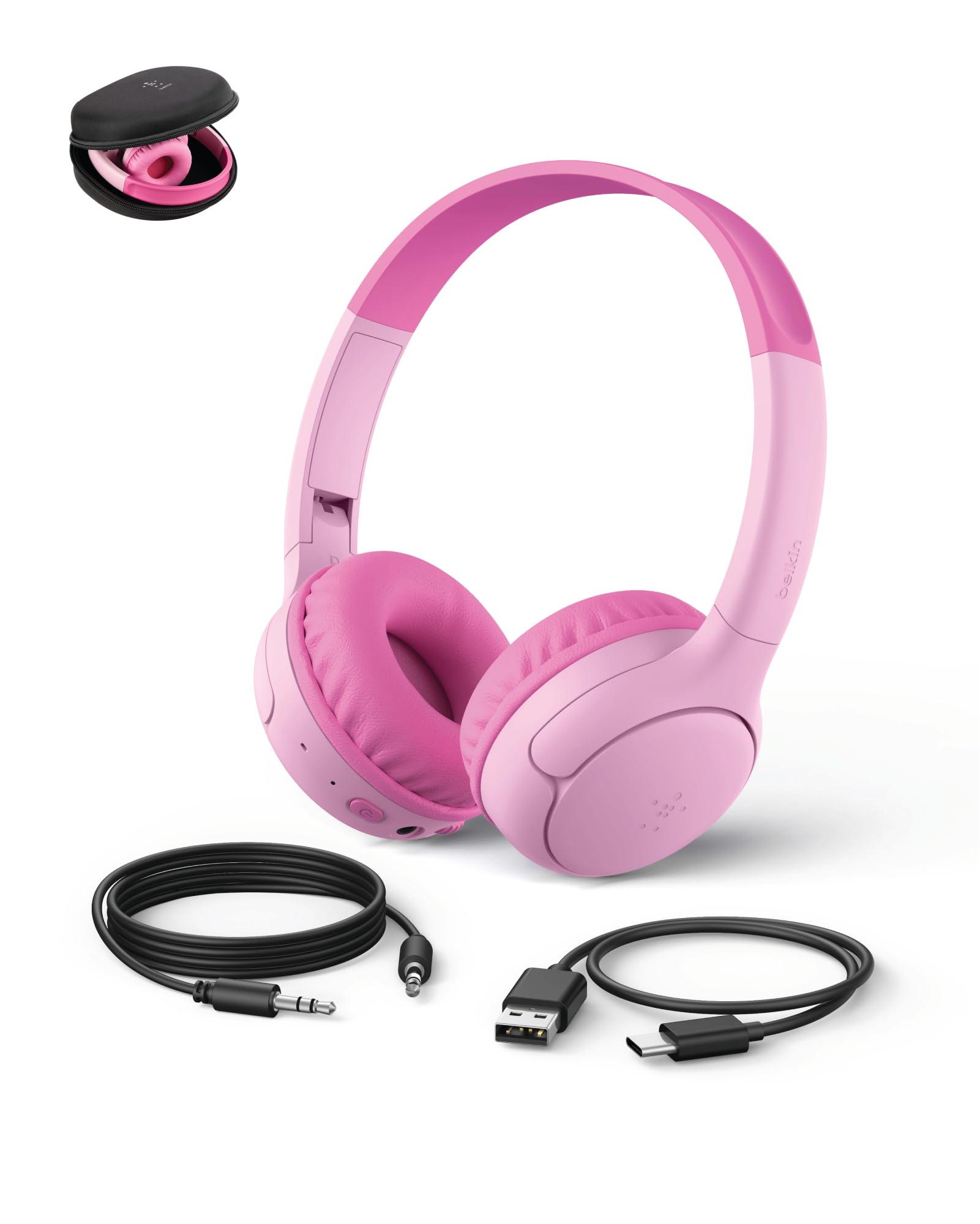 SoundForm Mini 2 Kids Headphones, Wireless & Wired, 55H Playtime