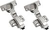 1 Pair Half Camel Brake Reciprocating Cabinet Furniture Cover Hinge Decelerator Stone Hinge