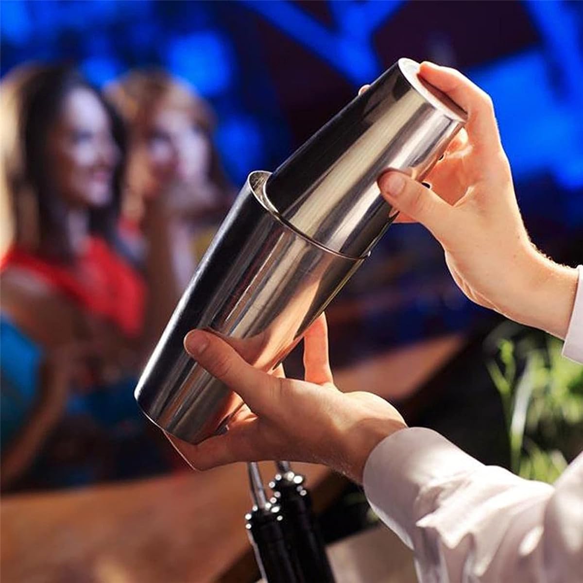 Amazon｜ステンレス製カクテルシェイカーセット 550ml - バーテンダー