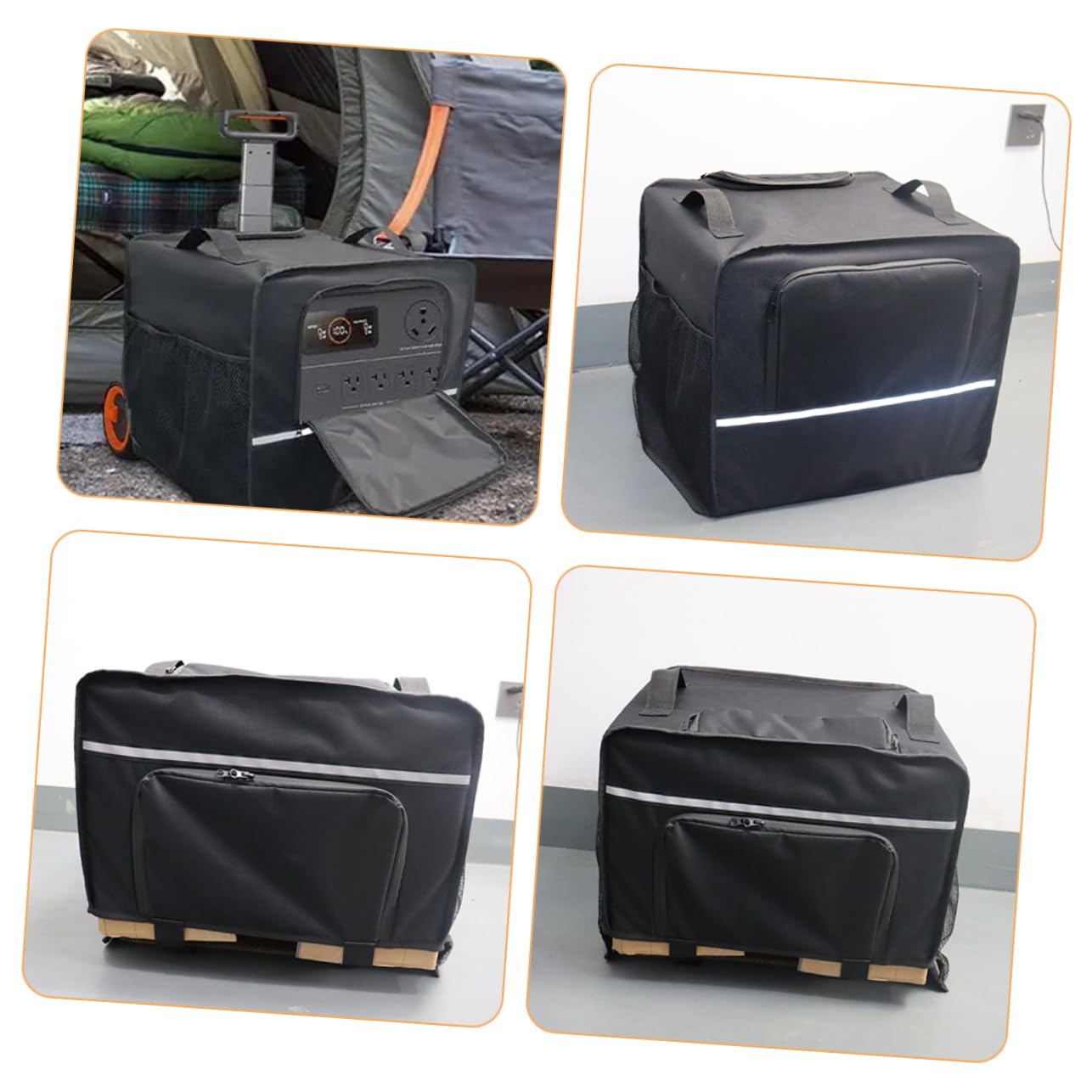 TOYANDONA Para Generador De Energía Solar Resistente Intemperie Portátil Para Exteriores Cubierta De Almacenamiento