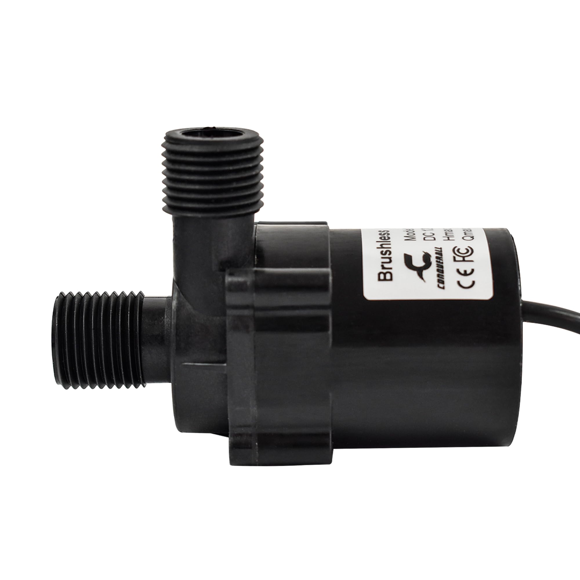CONQUERALL Pompa bezszczotkowa DC 12 V 20 W 1100 l/h pompa obiegowa słonecznego podgrzewacza ciepłej wody