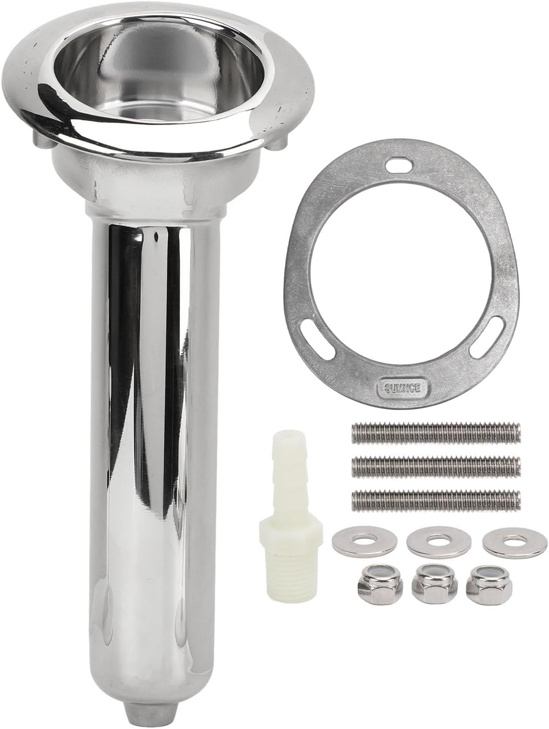 Boat Rod Cup Holde, Stainless Steel Fishing Pole Holders, 280Mm Fishing Rod Rack Universal Fish Rod Holder Rack for Boat Yachts Marines