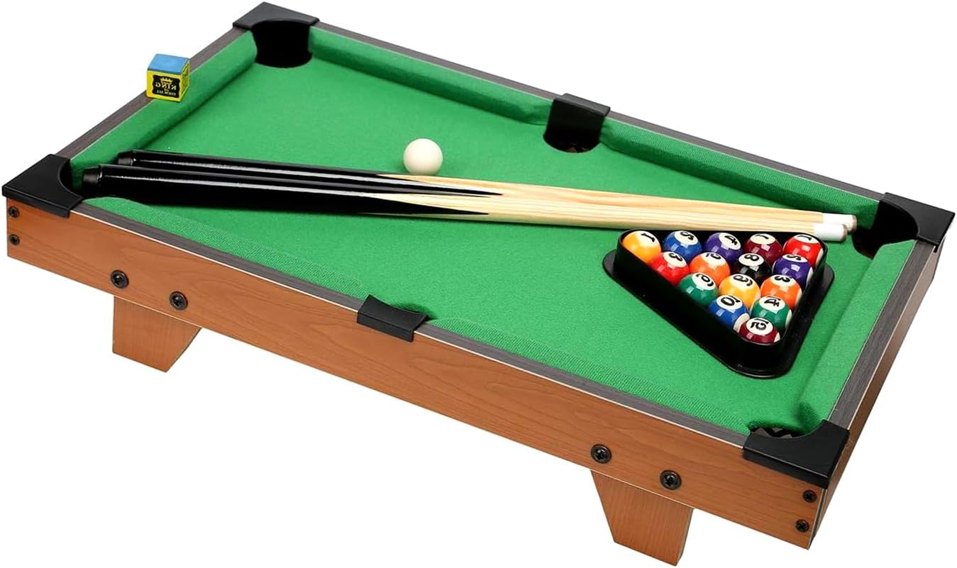 Mini Pool Table for Kids Small Billiards Game Table Top Pool Table Toy for Cat Gift for Kids Cat Pool Table Toy