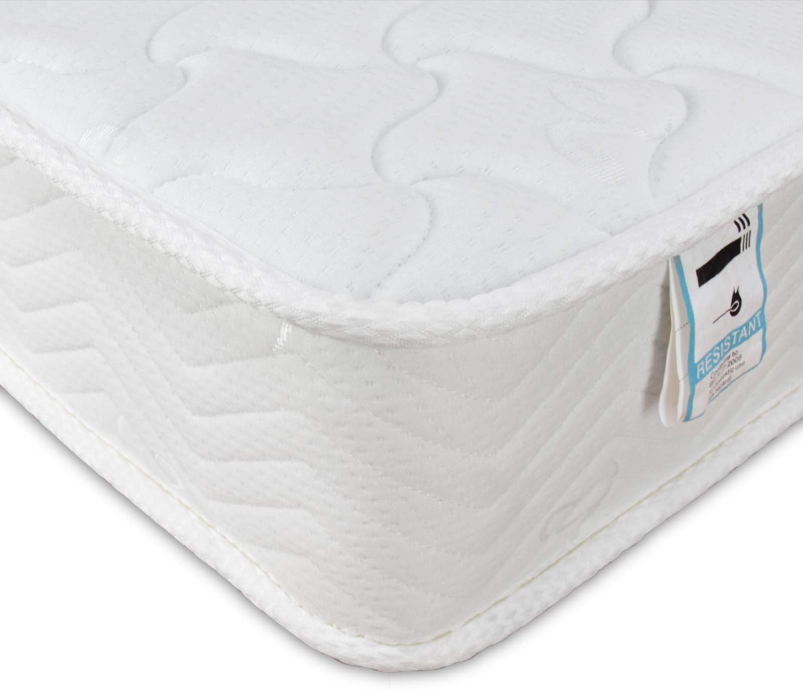 Good Nite King Mattress 5FT Spring Mattress with 3cm Memory Foam Mattress Flexible Mattresses 3D Breathable Knitted Fabric Fire Support System 18cm Deep