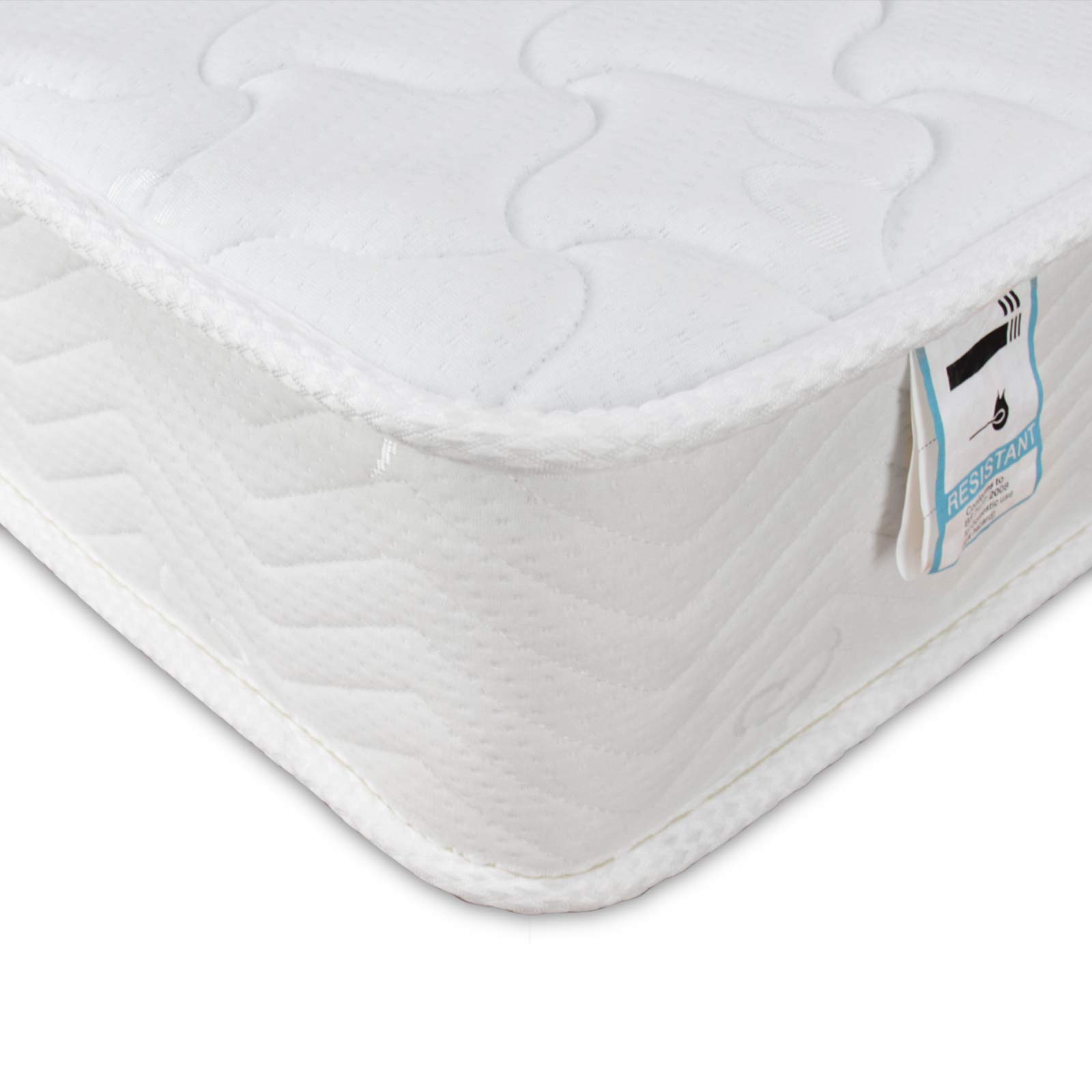 Good Nite King Mattress 5FT Spring Mattress with 3cm Memory Foam Mattress Flexible Mattresses 3D Breathable Knitted Fabric Fire Support System 18cm Deep