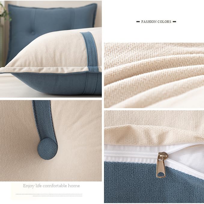 Housse de couette de luxe lit king size amovible lavable 60x60cm - 3