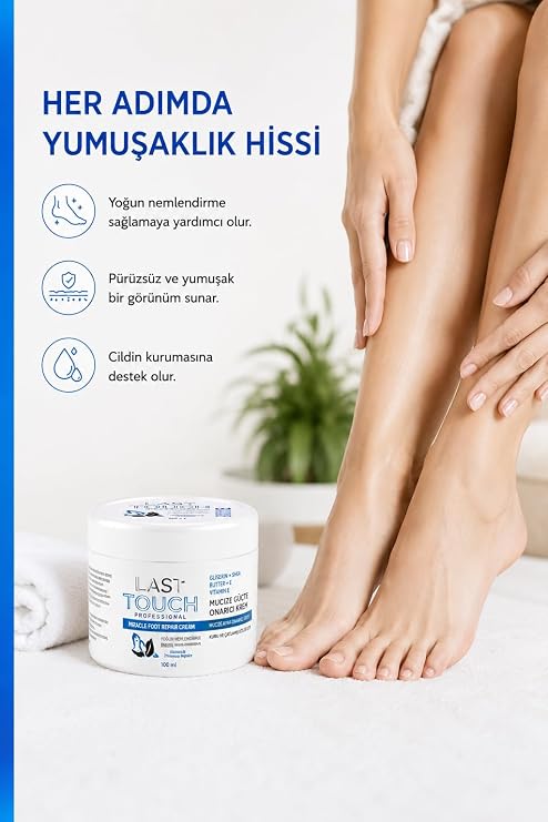 LAST TOUCH Çatlak Onarıcı Mucize Ayak Bakım Kremi 100 ML (Vazelin & Shea Butter)