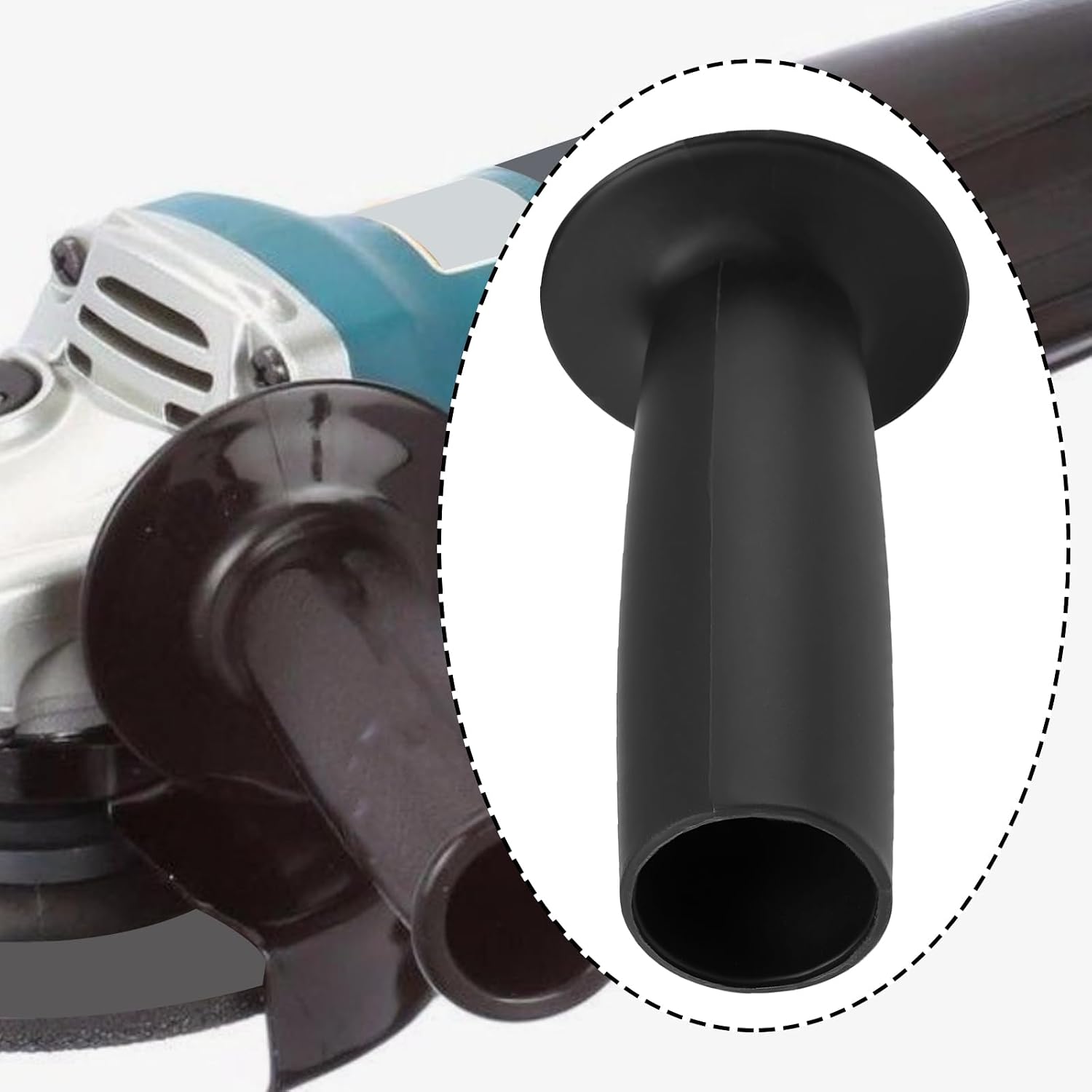 4 Pcs Angle Grinder Auxiliary Handle M8 55x125mm Compatible with 9523NB