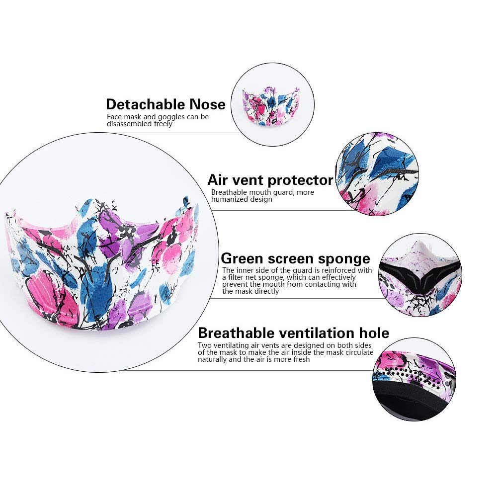 Occhiali Sportivi Con Maschera E Filtro Rimovibili - Argento, Anti-UV, Antigraffio - Per Moto, Sci, Ciclismo, Outdoor - Foto 9