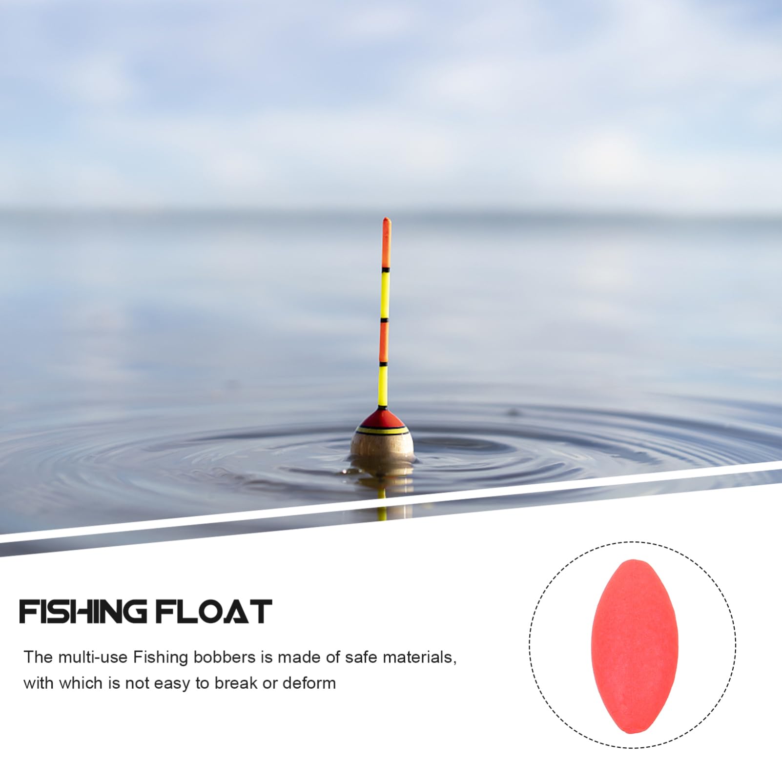 Milisten Float Flotte Trousses Émerillons De Pêche Appâts Collants Kit De Glissement Articles De Pêche Outil De Pêche Accessoires De Pêche Plastique Rouge