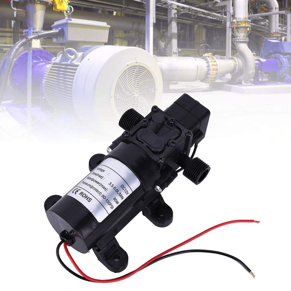 Intelligent Diaphragm Water Pump Increase Pressure Pump for Water Purifier DC12V FL3210 80W 1/2in Thread Outlet