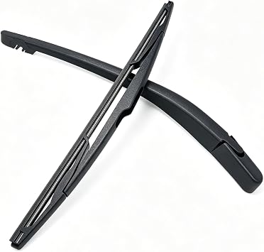 Rear Windshield Wipers Blade Arm Set for VOLVO XC60 2011-2017 / Volvo XC90 2011-2014 Back Glass Wiper Arm Blade Replacements All Seasons Fit, Replacement OE 31333448, 31333470