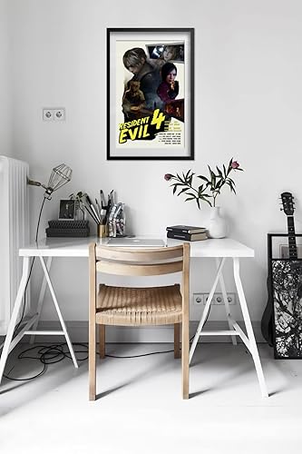 Miniatura 5 de Póster de Resident Evil 4 Remake  Arte estilo película retro  Impresiones de alta calidad (24 x 36)