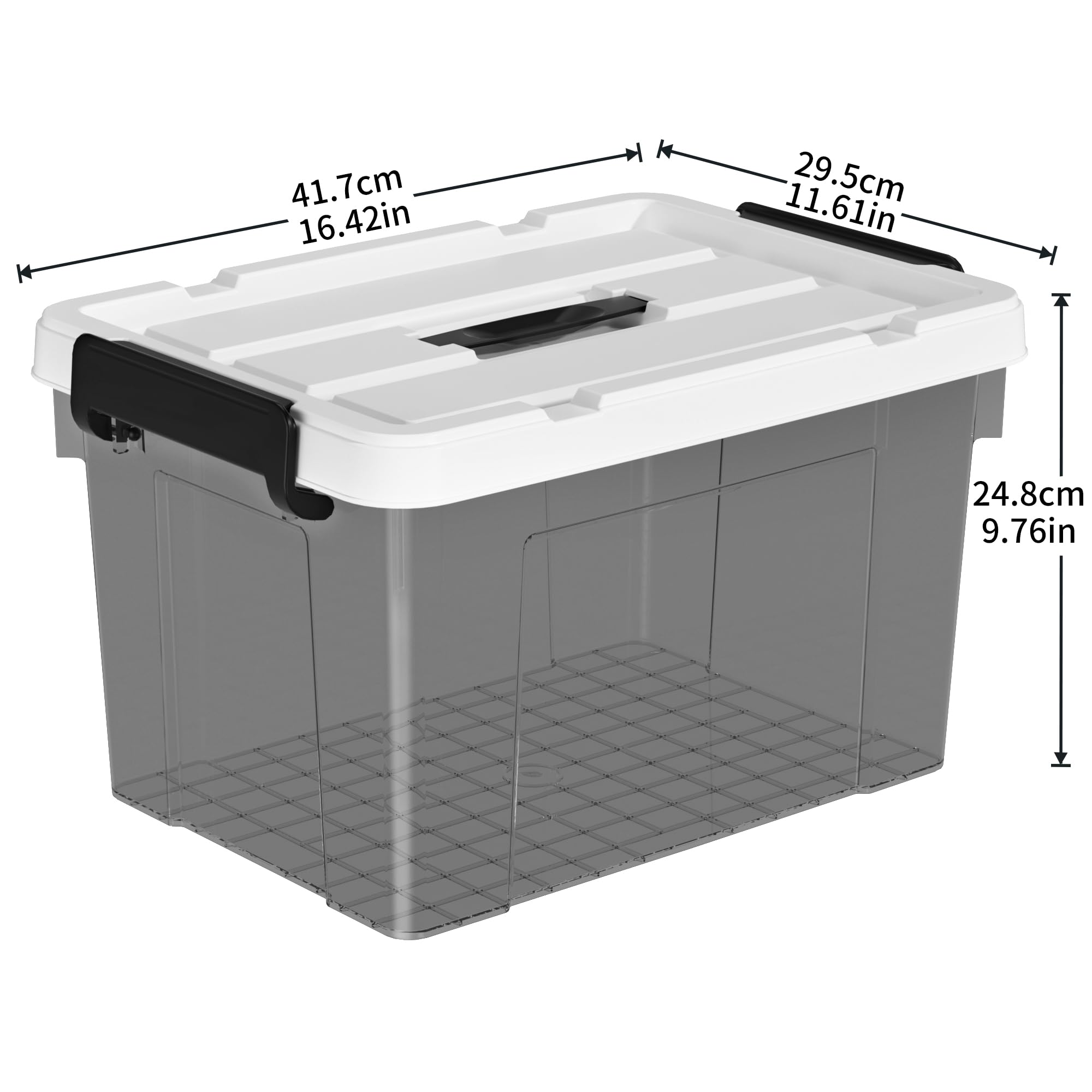 Caja Almacenamiento Plastico Cetomo 20L*4 Caja De Almacenamiento