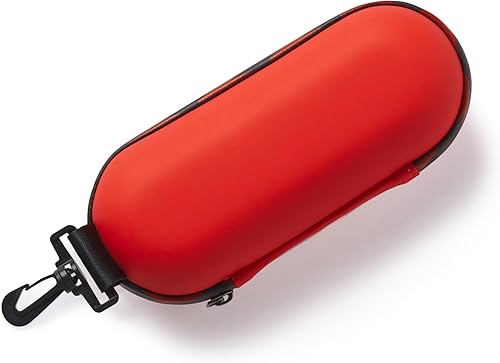 Miniatura 4 de Speedo - Funda para lentes de natación talla única color negro y rojo