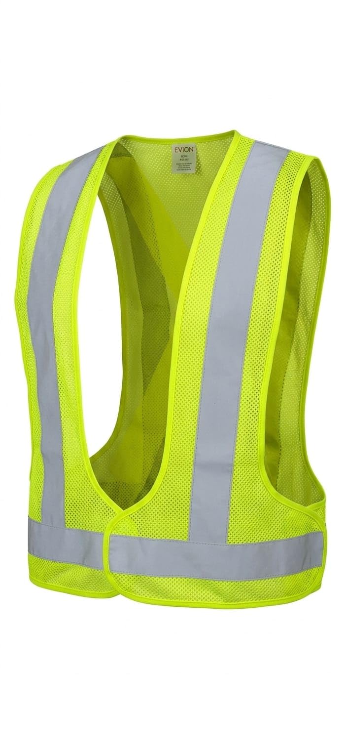 EVION Reflective Safety Jacket 3 Side open-image-44