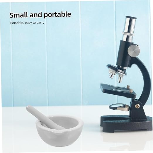 Mortero y maja de cerámica Healifty para cocina miniatura 5