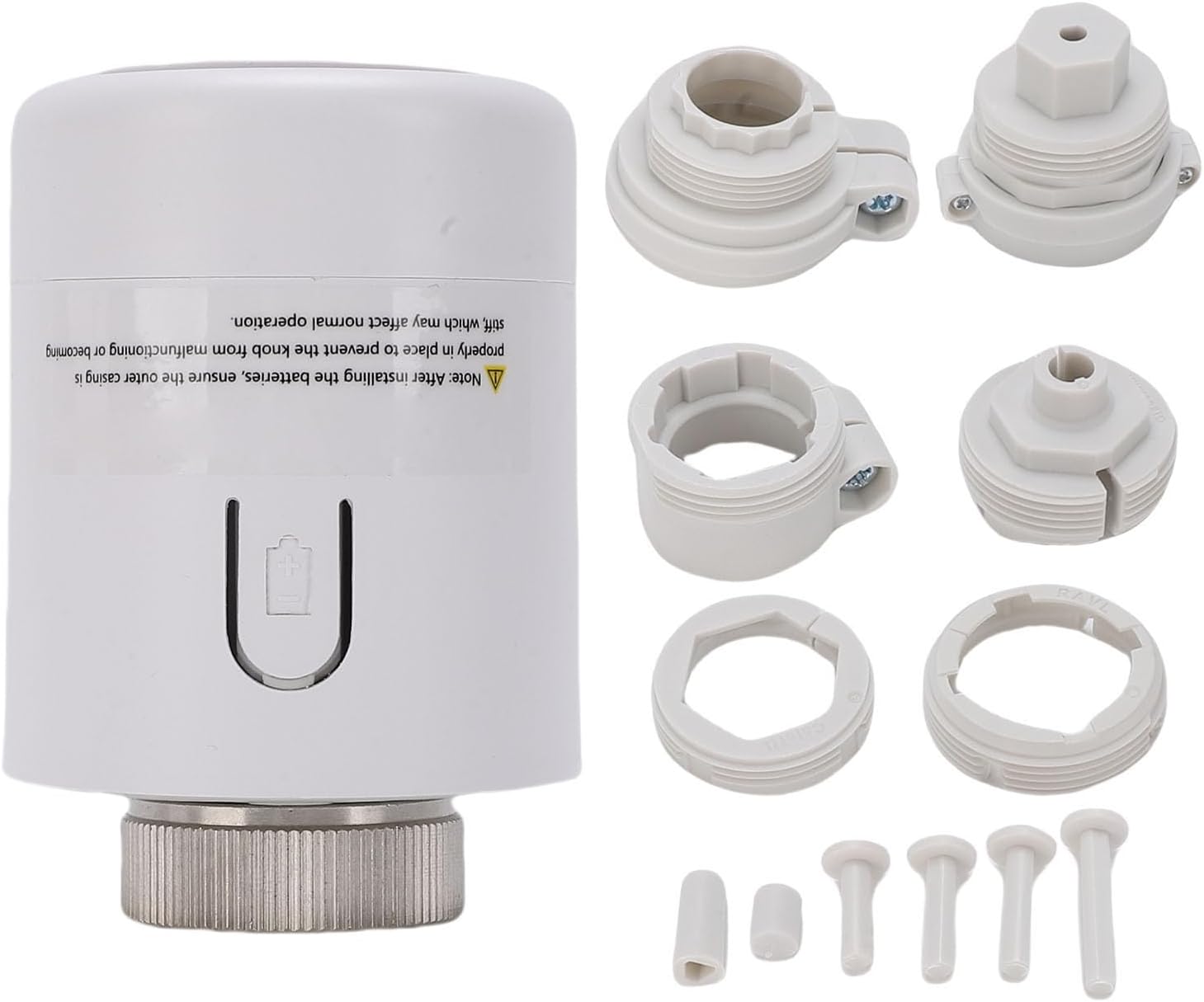 MAVIS LAVEN Smart Radiator Thermostat, Zigbee 3.0 Thermostatic Valve APP Control Radiator Thermostat with Remote Temperature Scheduling for Smart Home Heating System