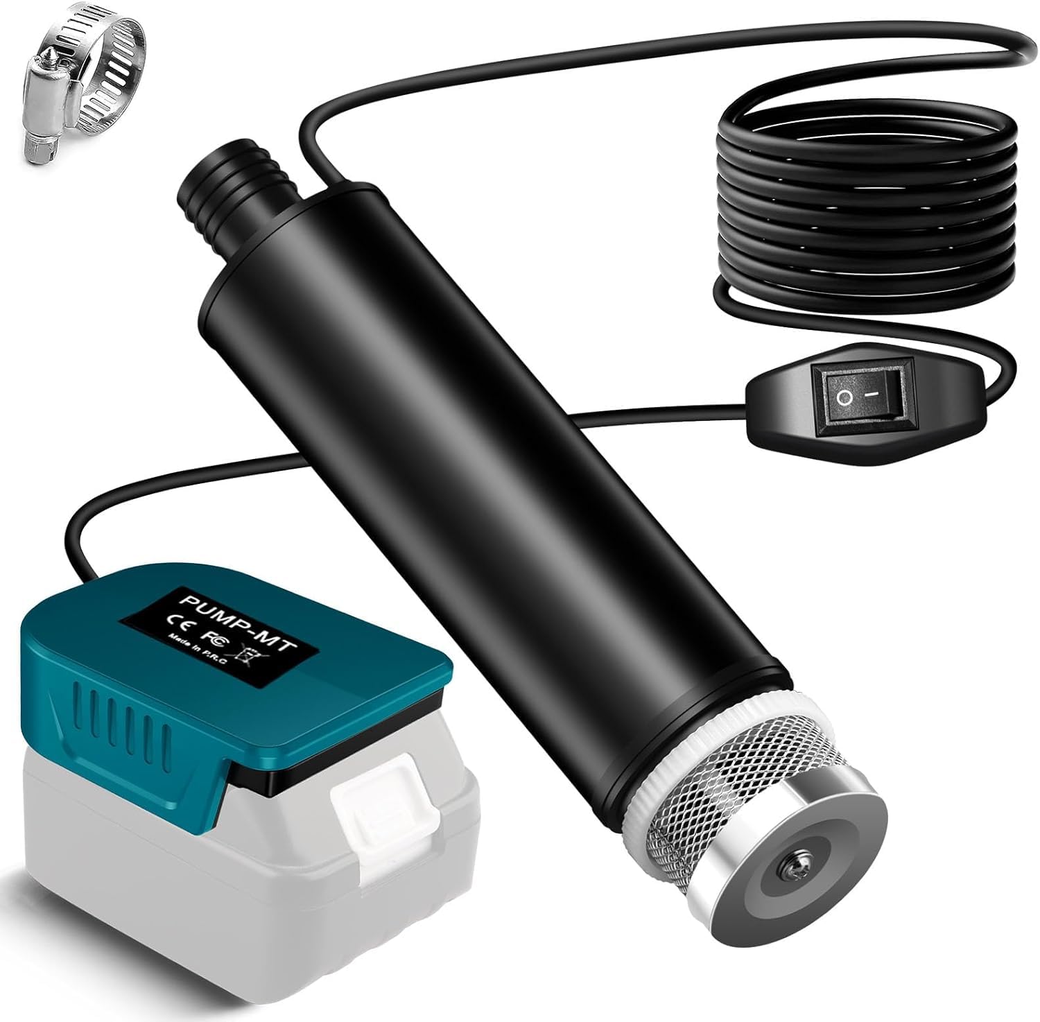 Mini-Wasserpumpe für Makita 18V LXT-Akku, 635 GPH Kabellose 100W Wassertransferpumpe für Pool, Garten, Aquarium (ohne Akku)