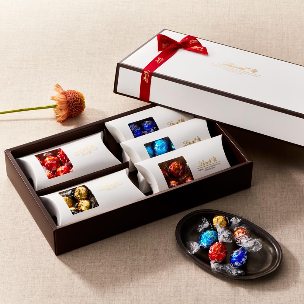 Amazon | リンツ Lindt チョコレート リンドール7個入 ギフトボックス5