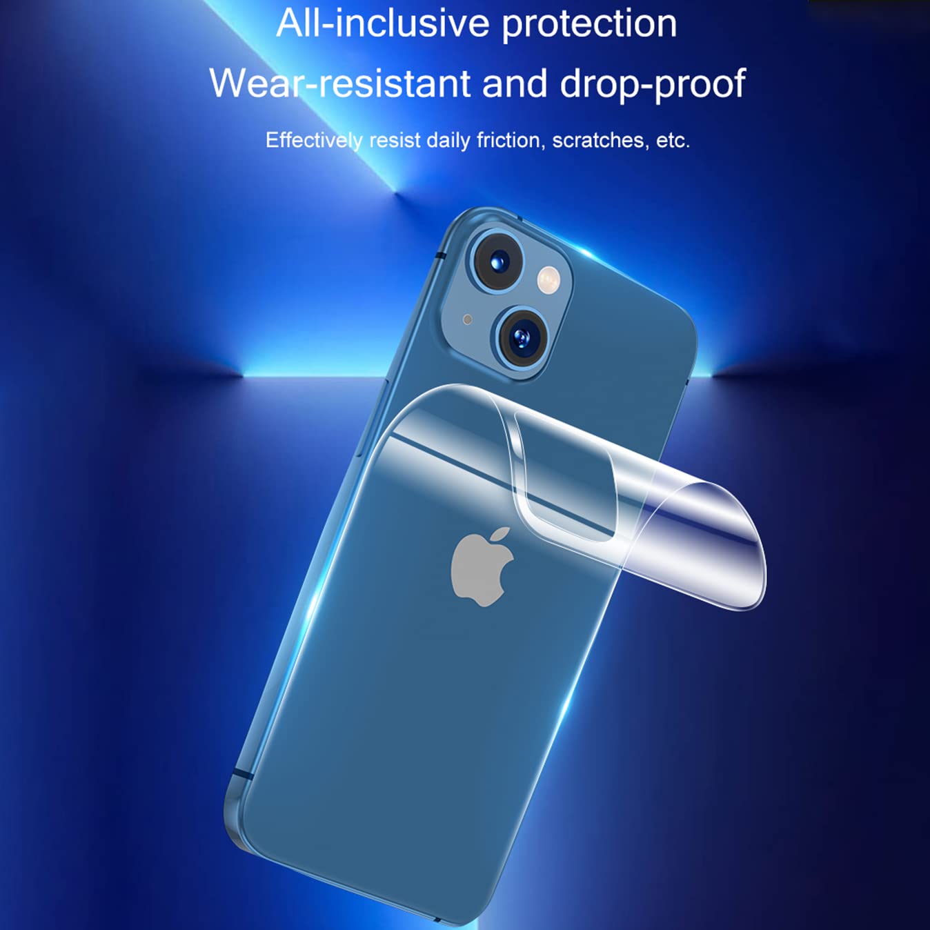 Cover IPhone 14 Trasparente 2 Film Protettivi Idrogel Per I Bordi Di IPhone 12-16 - Ultra-sottili, Antigraffio E Autoriparanti Pellicola Laterale Idrogel - Foto 2