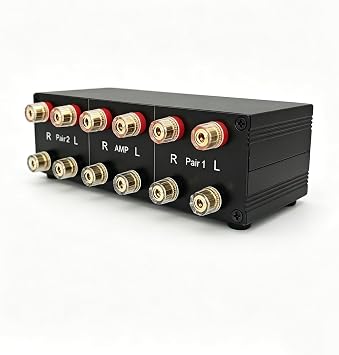 SP2 2 Zone Speaker Selector Switch Box, Passive Audio switcher