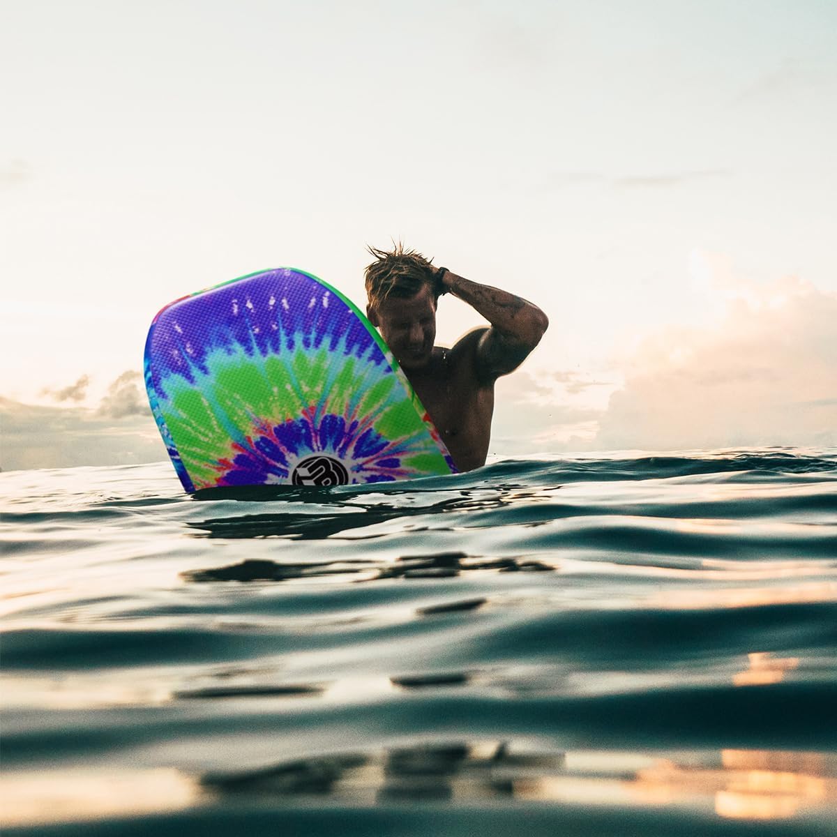 Portable Inflatable Bodyboard 42 inch Body Board with Sup Technology Solid and Stable Platform and Buoyancy for Adult Or Teen