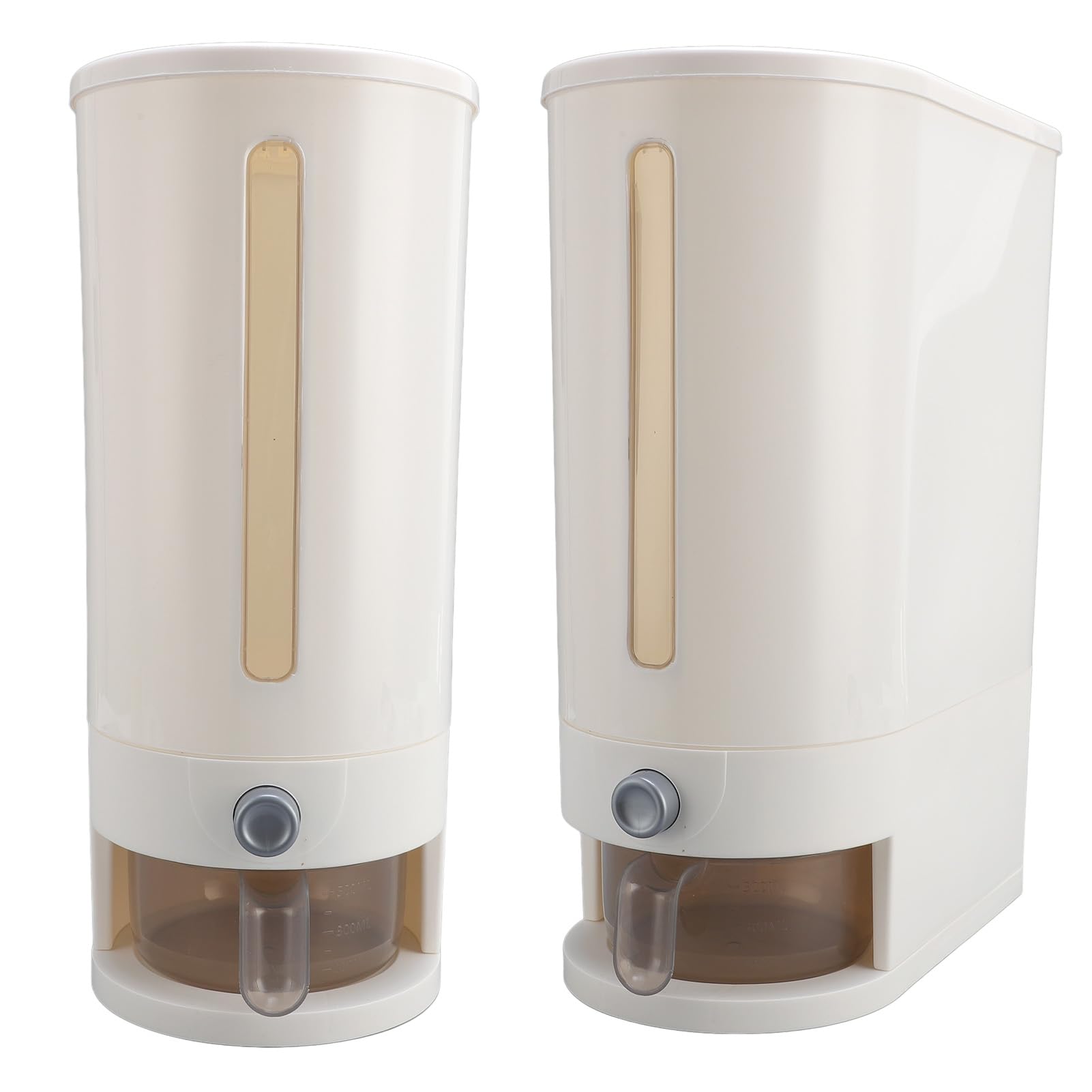 Dispensador de arroz con taza, 10 kg, polipropileno sellado para comida seca (tipo 1)