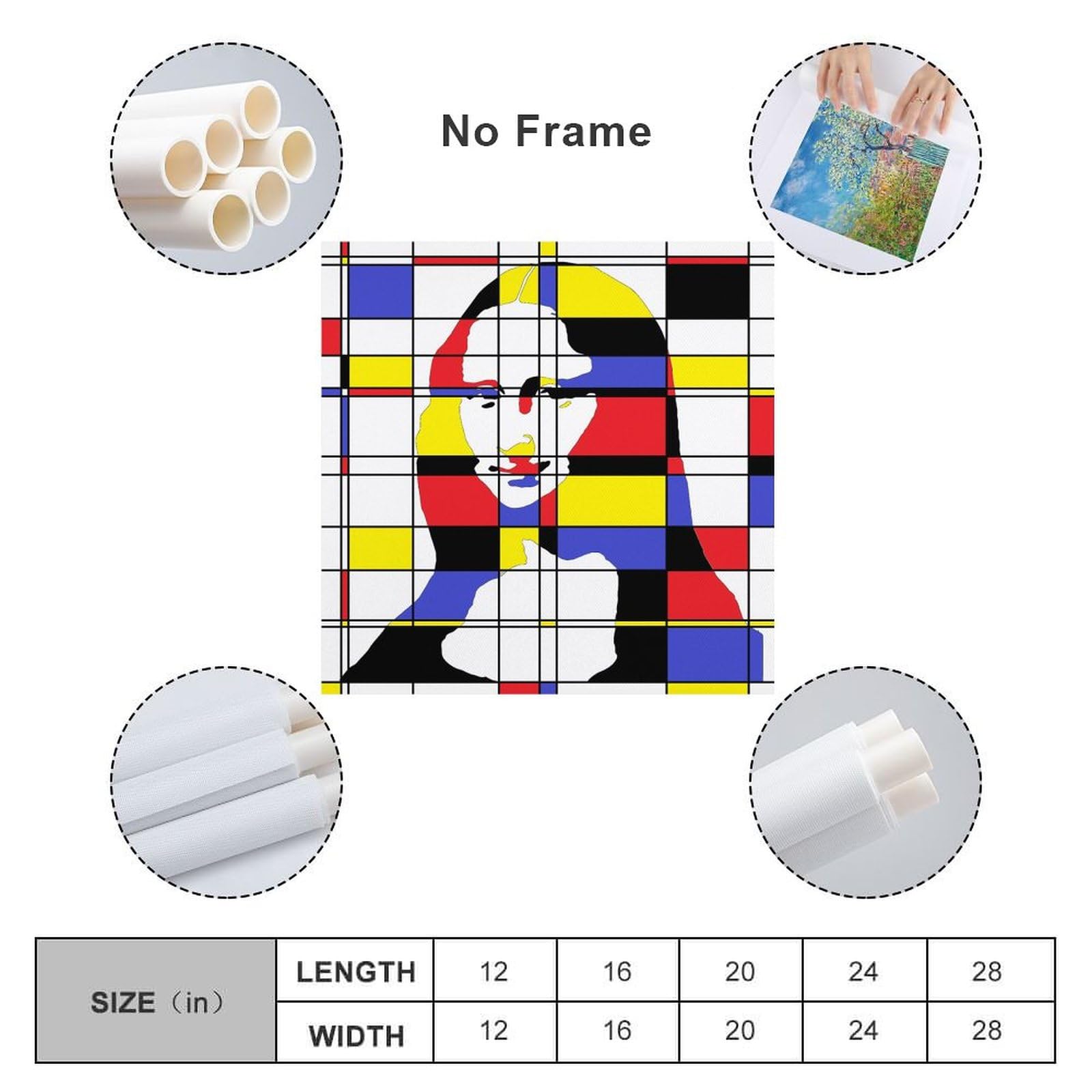 アート・デザイン・音楽 Mondrian Piet Mondrian Print By Haus and Hues - Geometric Wall Art