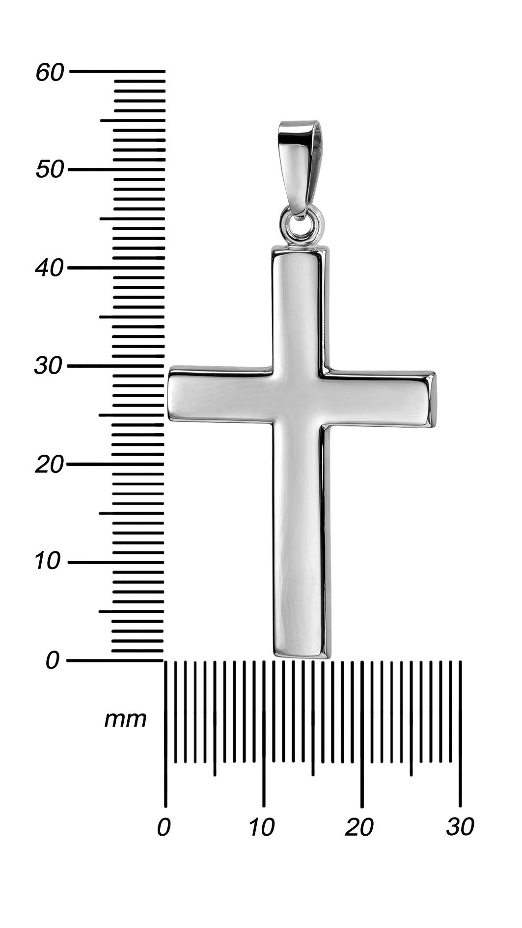 Kreuz-Anhänger großes Kreuz für Damen, Herren und Kinder 925 Sterling-Silber