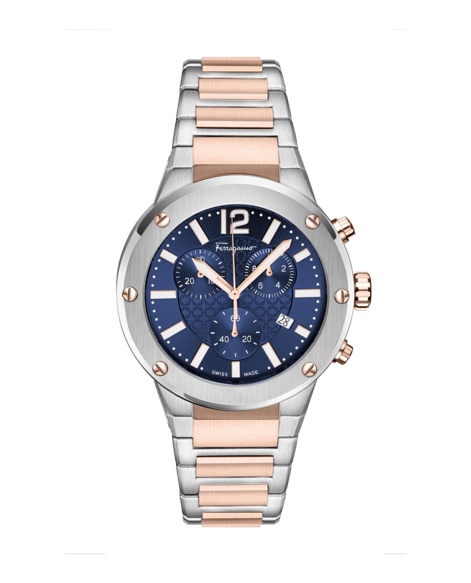 Ferragamo Mens Swiss Made Watch F-80 Collection