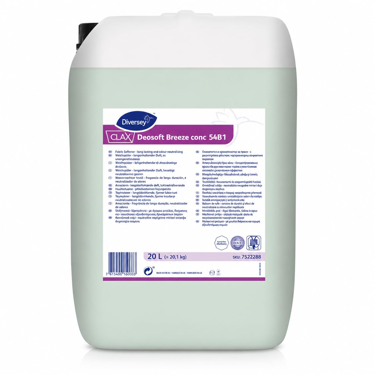 Ammorbidente Concentrato 5L, Liquido con Profumo di Lunga Durata, Neutralizza gli Odori, Ammorbidente Professionale per Bucato e Biancheria