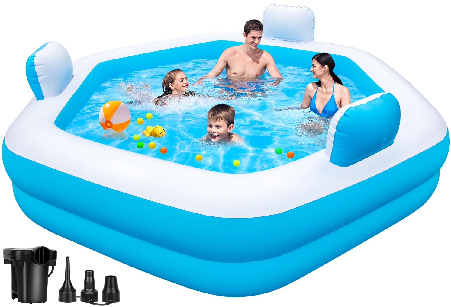 Amazon.com: ZEUSFIRE Inflatable Pool for Adults, 77