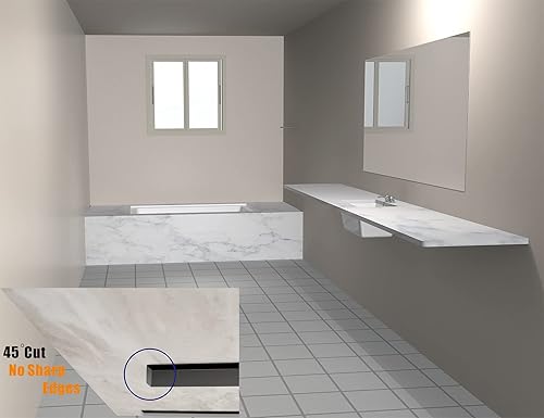 Miniatura 6 de Soporte de estante en T para colgar gratis, acero sólido y resistente, pared de rodilla de granito oculto, soporte flotante, universal, 1 unidad, 12