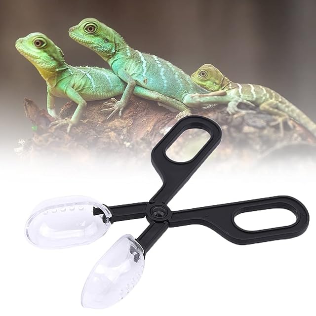 Foto 7 de 8 de DONGKER Pinzas para Alimentación de Reptiles, Pinzas para Caca, Herramienta de Limpieza para Tortuga, Lagarto