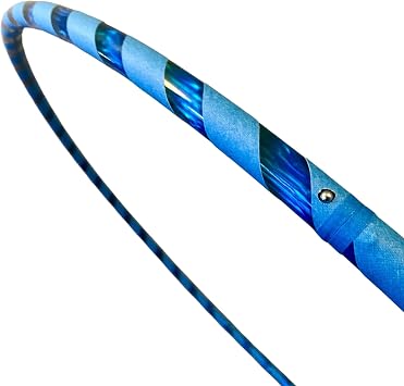 Kids Hula Hoop | Lighter Weight Yet Sturdy | UV Blue, Medium (32)